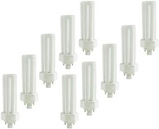 (10 Pack PLT-32W 850, 4 Pin GX24Q-3, 32 Watt Triple Tube, 5000k - Super White
