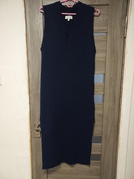 Women & Other Stories Dress Navy Polyamide 34