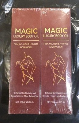 2 PACK Magic Luxury Body Oil 220 ML Firm Nourish & Hydrate Loose SKIN SEALED NEW