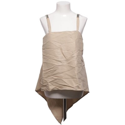 Lumina, Tank­top, Größe: M/L, Canotta Top Brillante, Beige #123