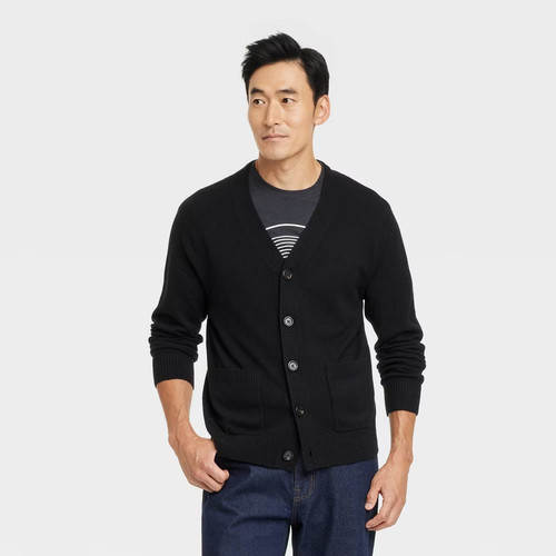Herren V-Ausschnitt Strickjacke Pullover - Goodfellow & Co - Bild 2 von 10