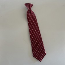 Van Heusen Boy s Red Stain Resistant Clip On Tie NWOT