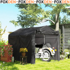 2.2 x 1.6 m Galvanised Outdoor Storage Shelter Carport with Roll-up Zipper Door