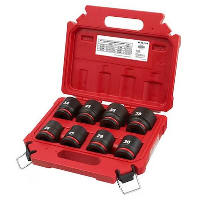 Milwaukee Tool 49-66-7019 8 Pc. Shockwave Impact Duty 3/4 In. Drive Metric