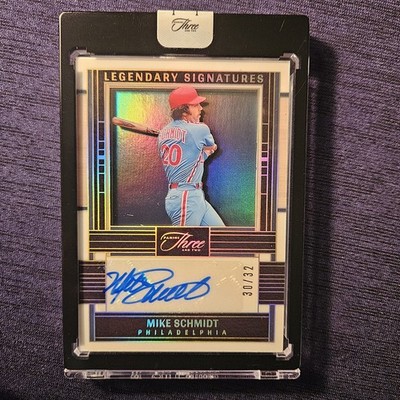 2024 Mike Schmidt Panini Three And Two Auto  /32 - Philadelphia Phillies