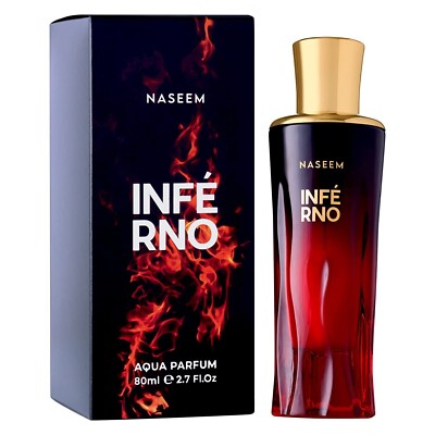 INFERNO Aqua Parfum by Naseem Non Alcoholic Cinnamon Saffron Amber - 80 ML