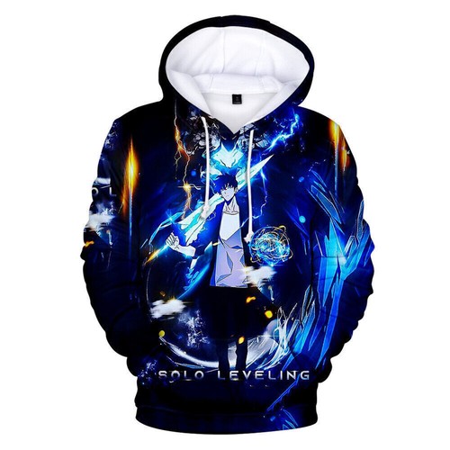 Solo Leveling 3D Pullover Hoodies Cosplay Adult Sweatshirt Jacket Coat Costumes - Picture 29 of 50
