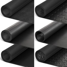 Gummiläufer Gummimatte Bodenmatte Bodenbelag 100cm Breite Noppenmatte Gummibelag