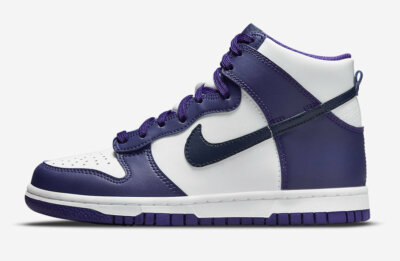 Nike Dunk High GS Size 5 White Midnight Navy Mens DH9751 100