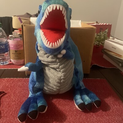 Blue Plush Dinosaur T-Rex Childs Backpack Hobby Lobby