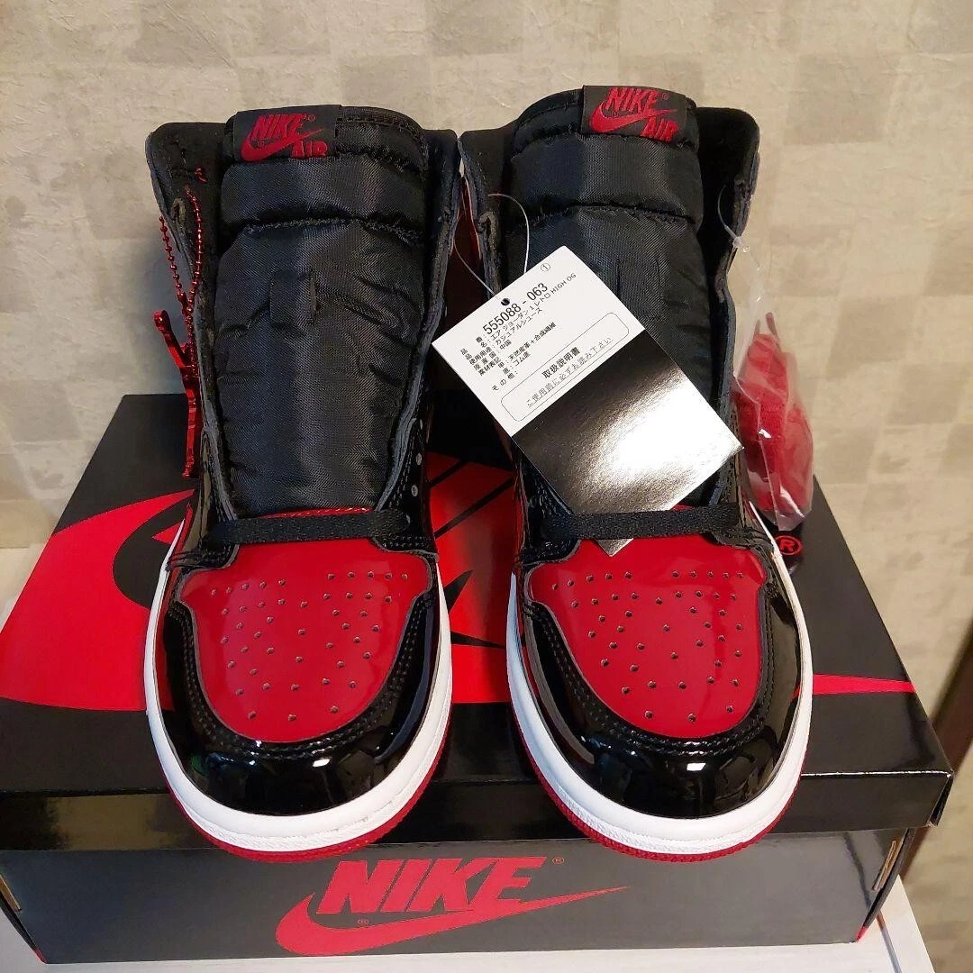 Nike Air Jordan 1 Retro High OG Patent Bread 26cm