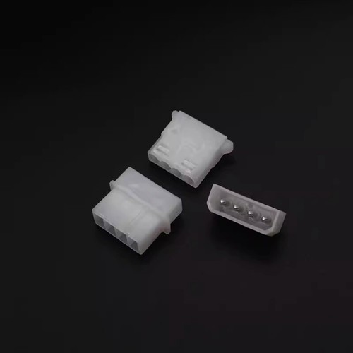 Kits PC Computer PSU Power Connector 4P 4 Pin Molex Mod Crimp Plug White - Picture 2 of 16