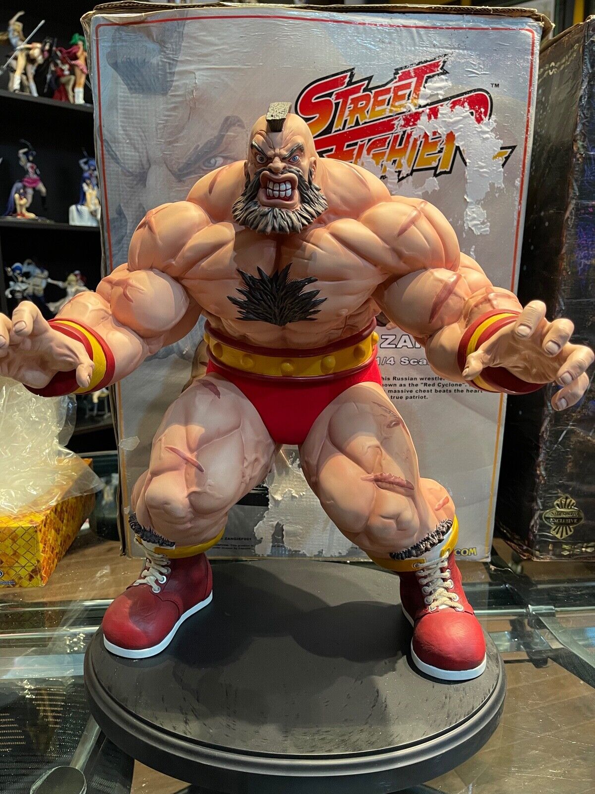 Pcs Pop Culture Shock V Trigger Zangief Street Fighter 5 1/4 Scale Statue  for sale online