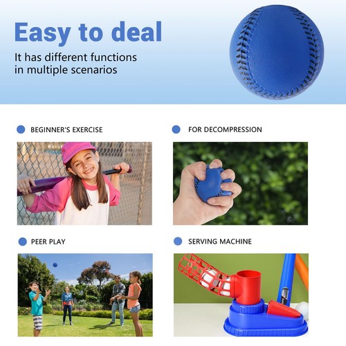 12 Pack Soft Foam Training Baseballs for Throwing Catching Batting Practice - Picture 2 of 6