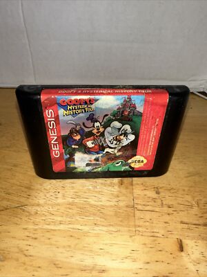 Goofy's Hysterical History Tour (Sega Genesis, 1993) Cartridge Only