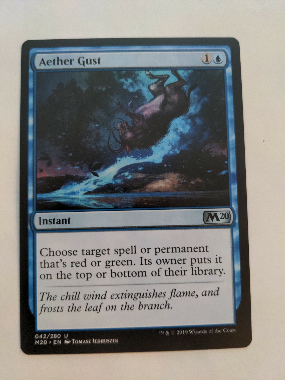 MTG Aether Gust Core Set 2020 042/280 Regular Uncommon unplayed