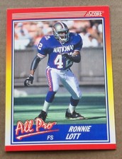 1990 Score Ronnie Lott San Francisco 49ers #566