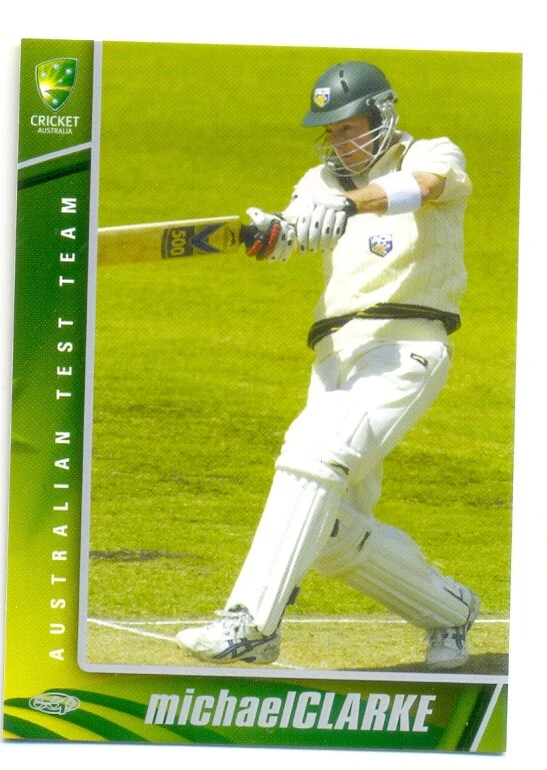 2003 2004 Australian Cricket Test Team Card 4 Michael Clarke - Image 1 of 1