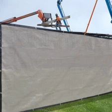 Heavy Duty Privacy Screen Patio Balcony Fence Railing Backyard Pool Smoke Tan