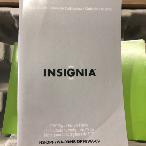 Insignia Digital Picture Frame 8” Brand New Items Still In Box (no memory inc) - Picture 10 of 10