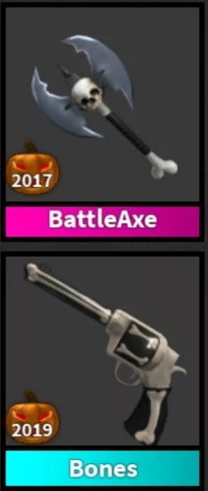 Bones Gun, Trade Roblox Murder Mystery 2 (MM2) Items