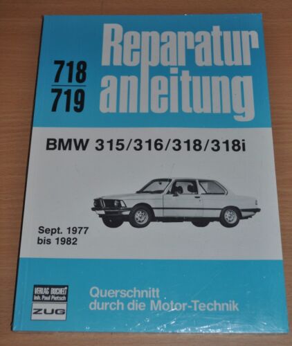 BMW E21 315 316 318 318i 1977-1982 Motor Elektrik Bremse Reparaturanleitung B718 - 第 1/1 張圖片
