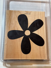 STAMPIN' UP BIG BLOSSOM WOOD MOUNT LARGE FLOWER PETALS RETIRED