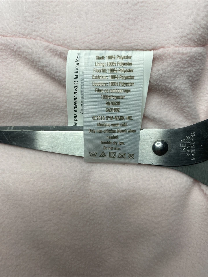 Chaleco acolchado de invierno forrado de lana iris floral rosa Crazy 8 Girls talla X-grande 14 Foto 4 de 4