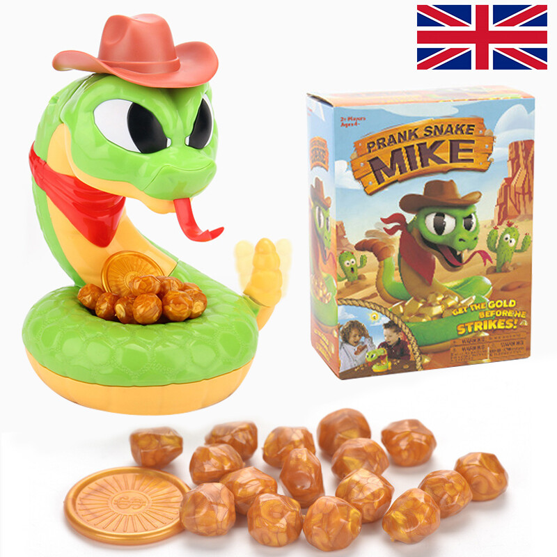 Cartoon Electric Rattlesnake Toys Snake Head Popup Game