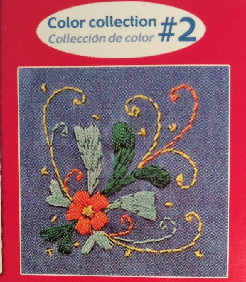 IRON ON Floral Design for Thread or Markers Embellishment Singer iDesign - Image 3 of 4