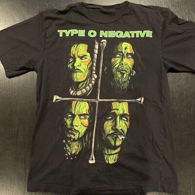 Type O Negative Band T Shirt Men 2008 Negameis Tour Concert Double Sided Large