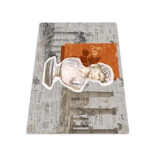 Carpet protector chair mat Pad under Office Desk Greek art and sculpture 140x100