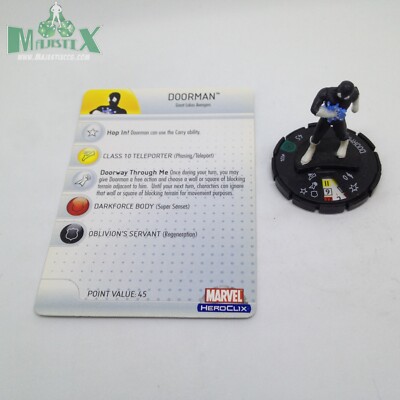 Heroclix Captain America set Doorman #024 Uncommon figure w/card!
