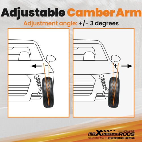 Alignment Adjustable Camber Kit For Lexus IS300 XE10 01- 05 Front Control Arms - Foto 2 di 12