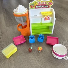 Shopkins Fruit & Vegetable 100% Complete Set  With 2 Exclusive Figures HTF Toy
