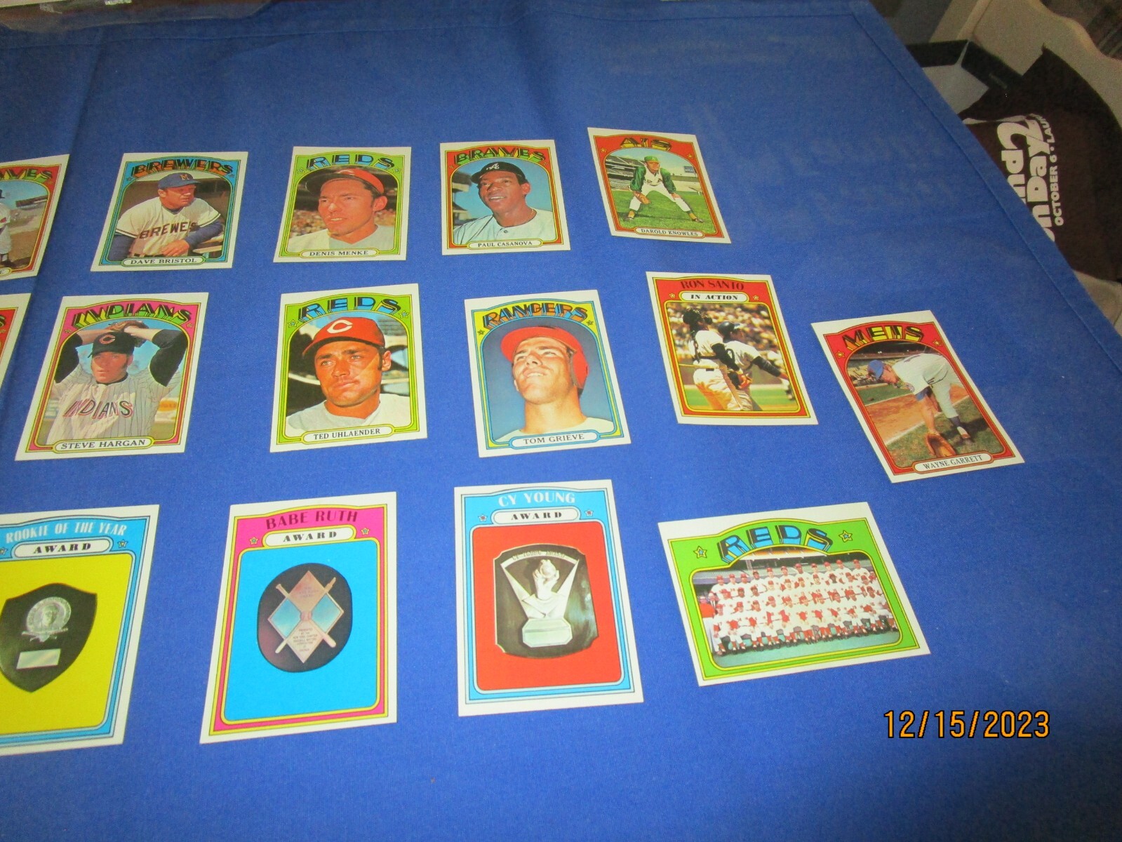 1972 Topps Baseball Card Lot WOW! (22) All cards in high 500's and 600