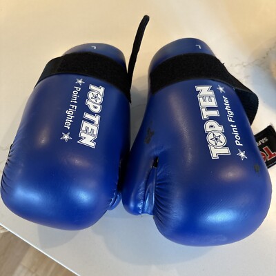 Top Ten Point Fighter Sparring Gloves Large USED