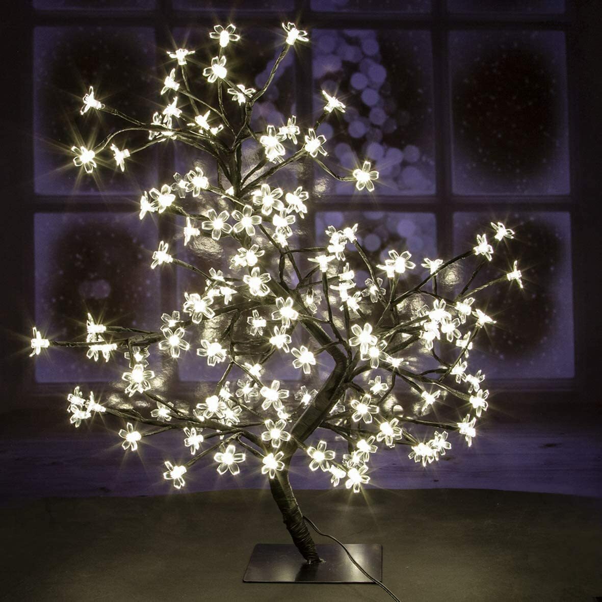 Christmas Tree 128 LED Blossom Tree  60cm  Mains Operated  Bright White   72210