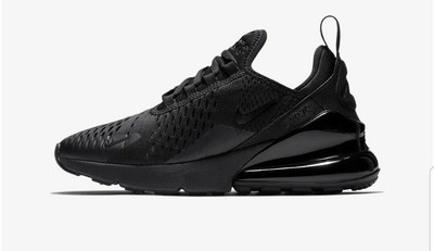 nike 270 all black kids