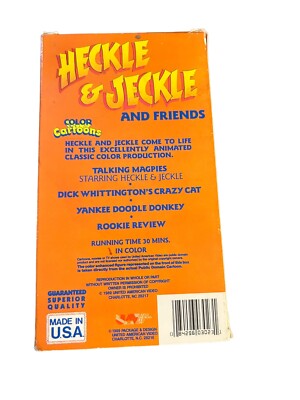 Vintage 1989 Heckle & Jeckle and Friends Color Cartoons VHS | eBay