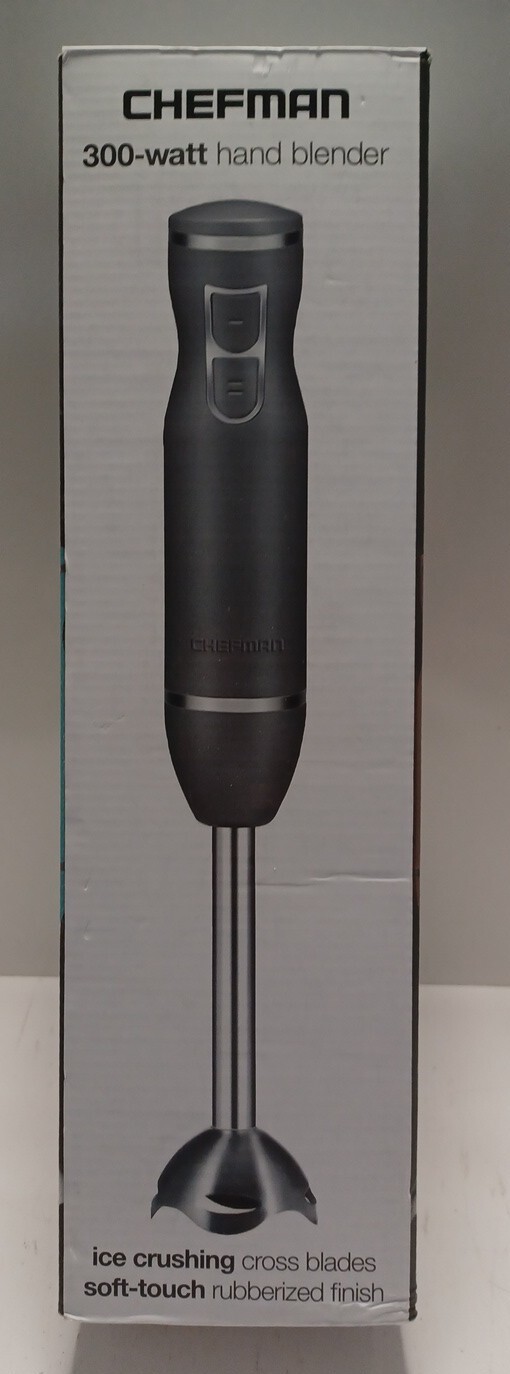 NEW Chefman Hand Blender 2 Speed 120Volts 300 Watts RJ19-RBR