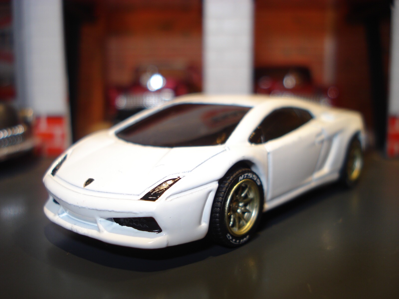 LAMBORGHINI GALLARDO CUSTOM EDITION 1/64 HW CUSTOM WHEELS AND TIRES ADDED DETAIL-image