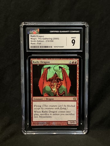 Rathi Dragon FOIL Ninth Edition 9th MINT CGC (5007) Grade 9 Magic | MTG - 第 1/3 張圖片