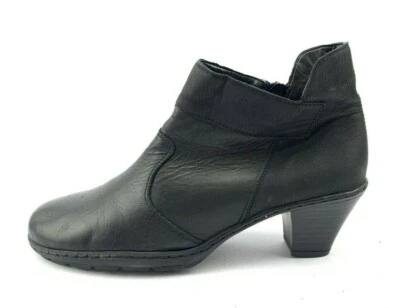 RIEKER DAMEN STIEFEL STIEFELETTEN BOOTS GR: 39 UK: 6 SCHWARZ - Bild 1 von 4