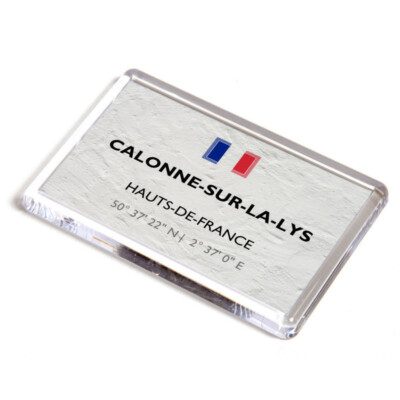KÜHLSCHRANKMAGNET - Calonne-sur-la-Lys - Hauts-de-France - Frankreich - Lat/Long