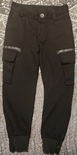 Boss hugo boss Kids' chino-fit cargo trousers in stretch piqu fabric
