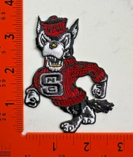 NC State Wolfpack Iron-On/Sew-On Embroidered Patch – NCSU Logo