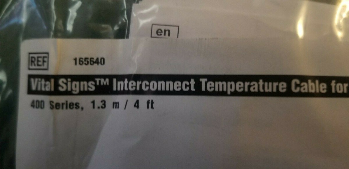 *****MK***** NEW OEM Vital Signs 4ft Temperature Interconnect Cable
