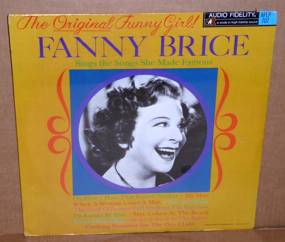 Fanny Brice The Original Funny Girl 1968 NEW SEALED vinyl LP record