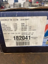 JE Pistons 182041 Engine Piston Set 2618 Dome 4.155 Bore 1.062 CD w/rings